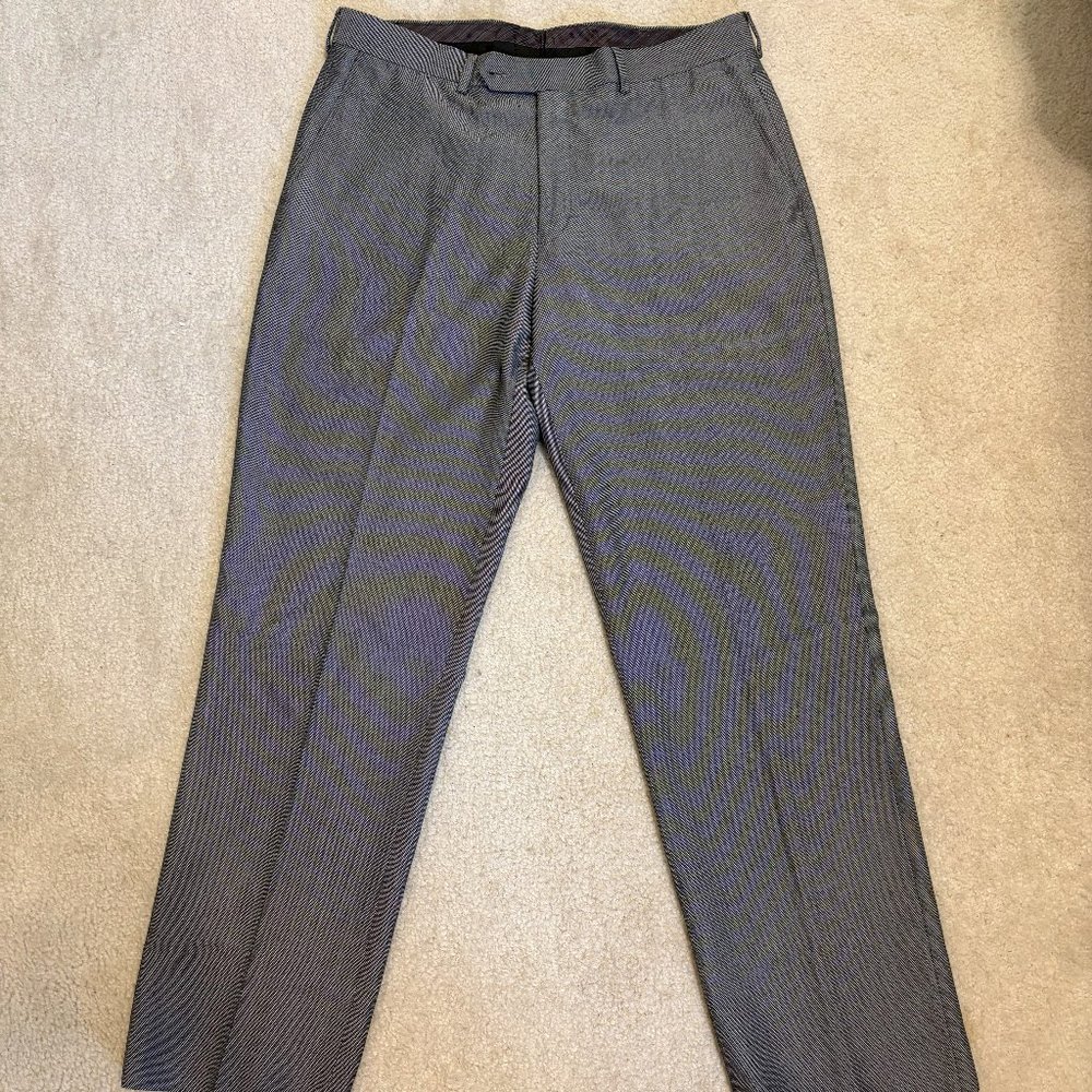 sean john men's grey formal pants